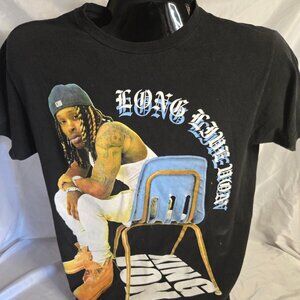Long Live ' King Von ' Black Front Print T-shirt (XL)